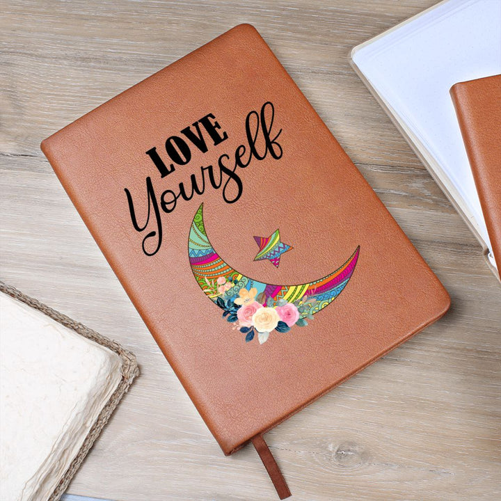 Love Yourself - Graphic Leather Journal