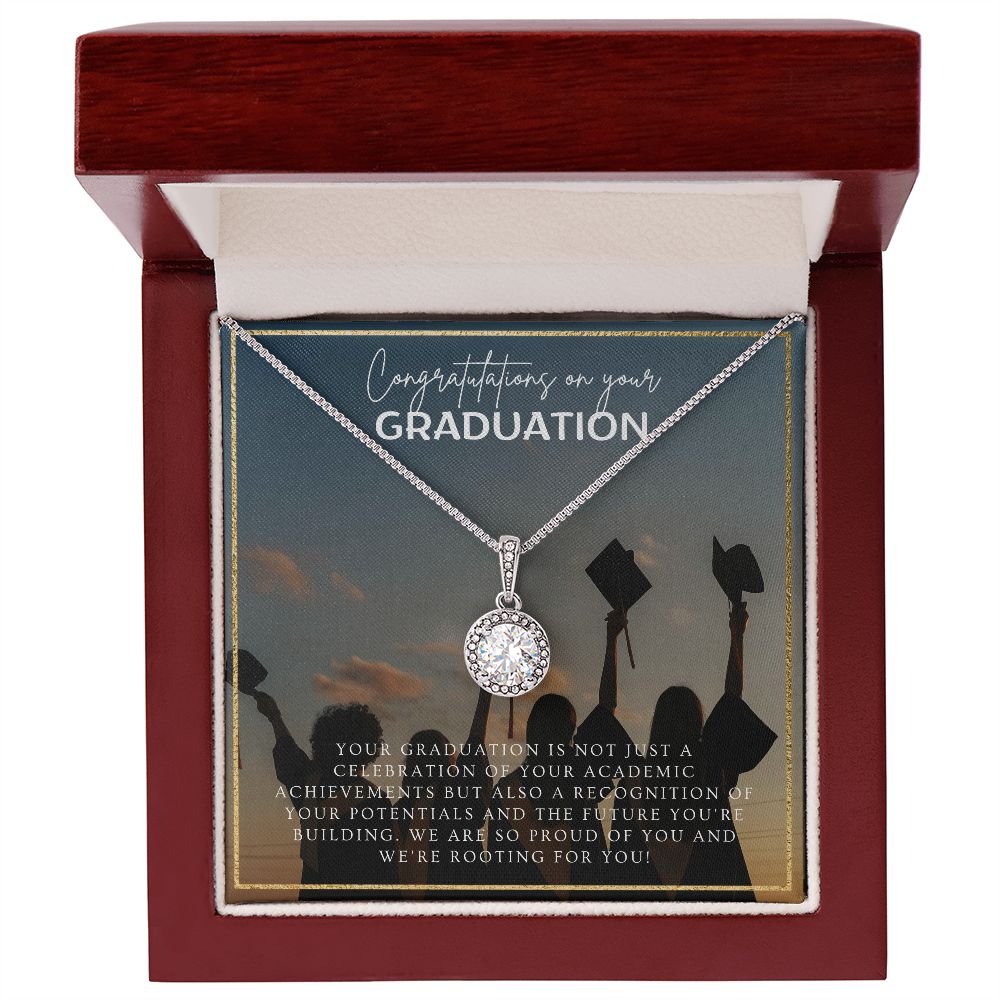 Congratulations on your Graduation | We are so proud of You and We're rooting for you! - Eternal Hope Necklace