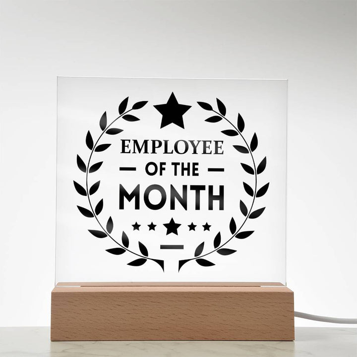 Employee of the Month - Square Acrylic Plaque