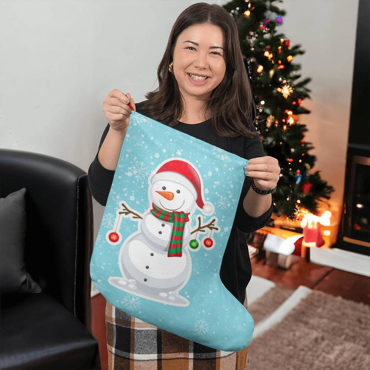 Snowman - Giant Holiday Stocking