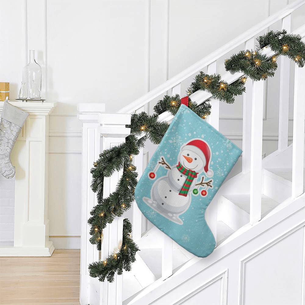 Snowman - Giant Holiday Stocking