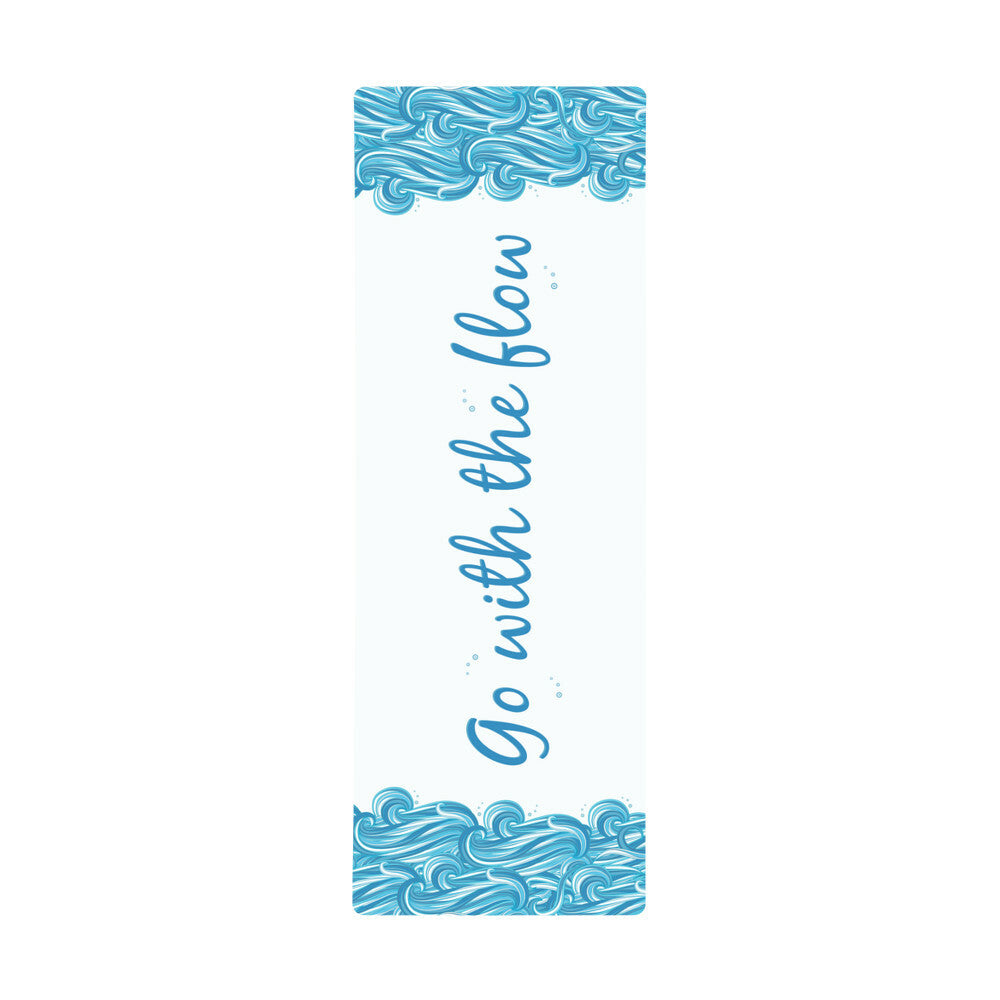 Go With The Flow - Rubber Yoga Mat