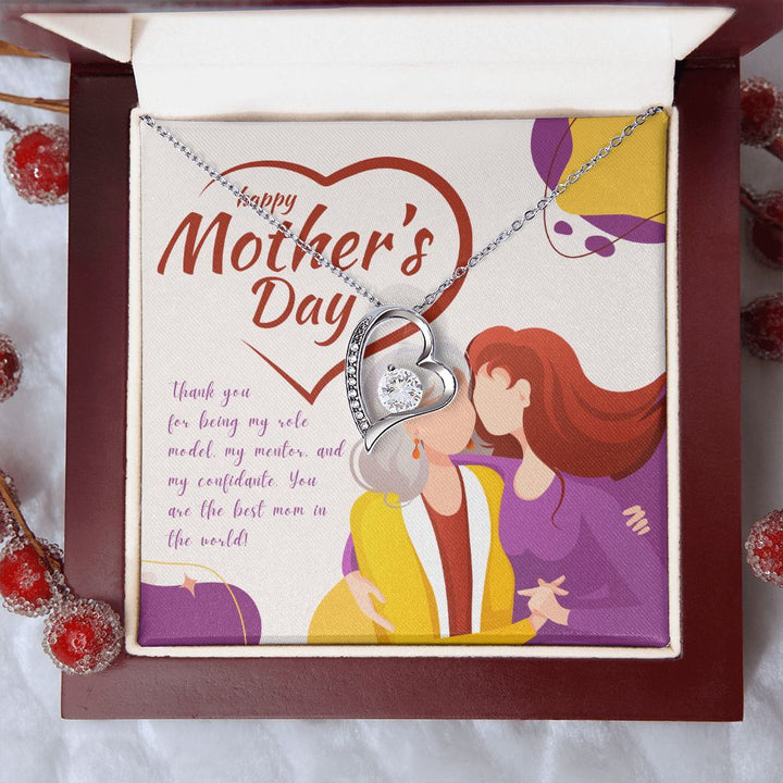 Happy Mother's Day | Thank you for being My role model - Forever Love Necklace