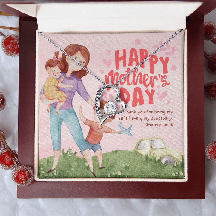 Happy Mother's Day | Thank you for everything Mom - Forever Love Necklace