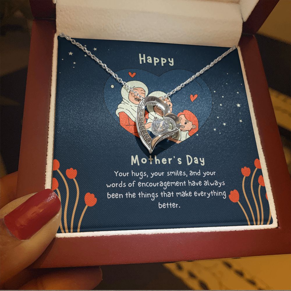Happy Mother's Day | You Make everything Better - Forever Love Necklace