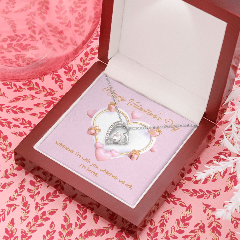 Happy Valentine's Day | Home with You - Forever Love Necklace