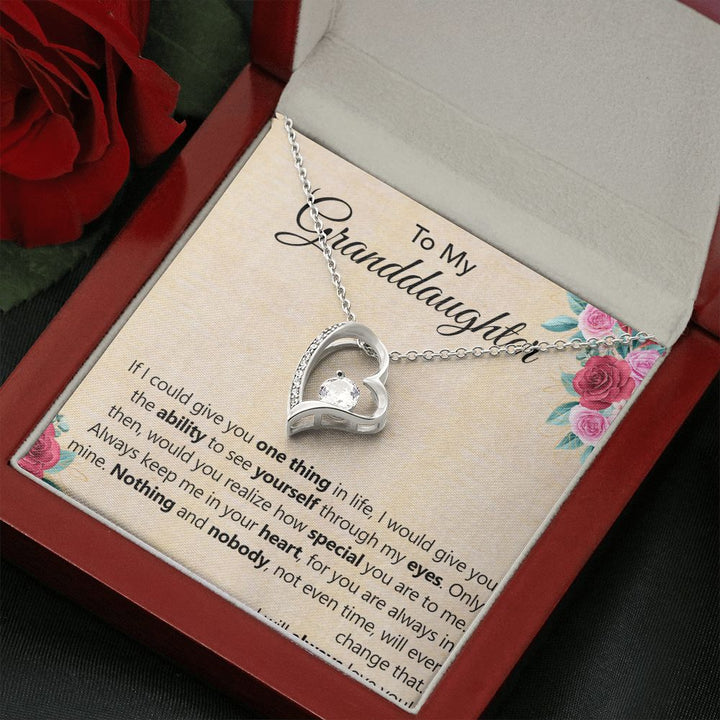 To My Granddaughter | The Special Person You Are to Me - Forever Love Necklace