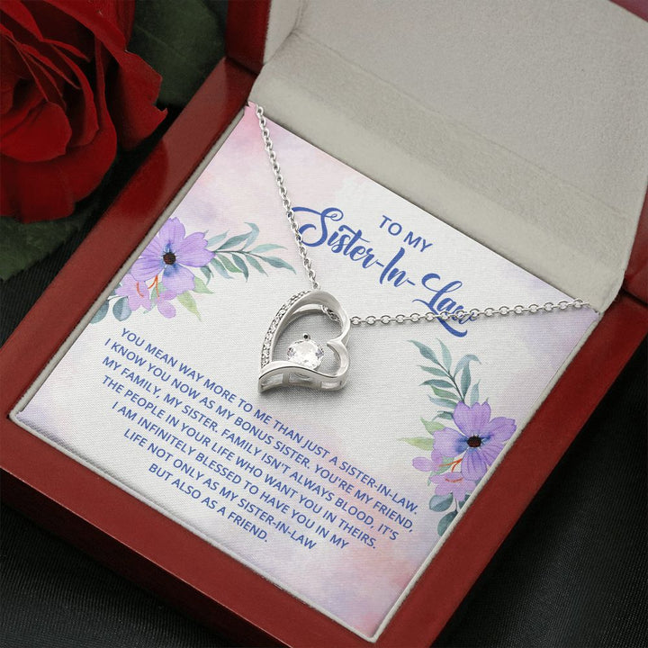 To My Sister-In-Law | The Joy of a Bonus Sister - Forever Love Necklace