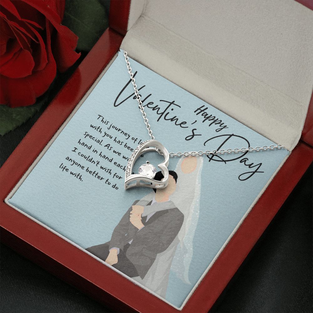 Happy Valentine's Day | A Love to Last a Lifetime - Forever Love Necklace