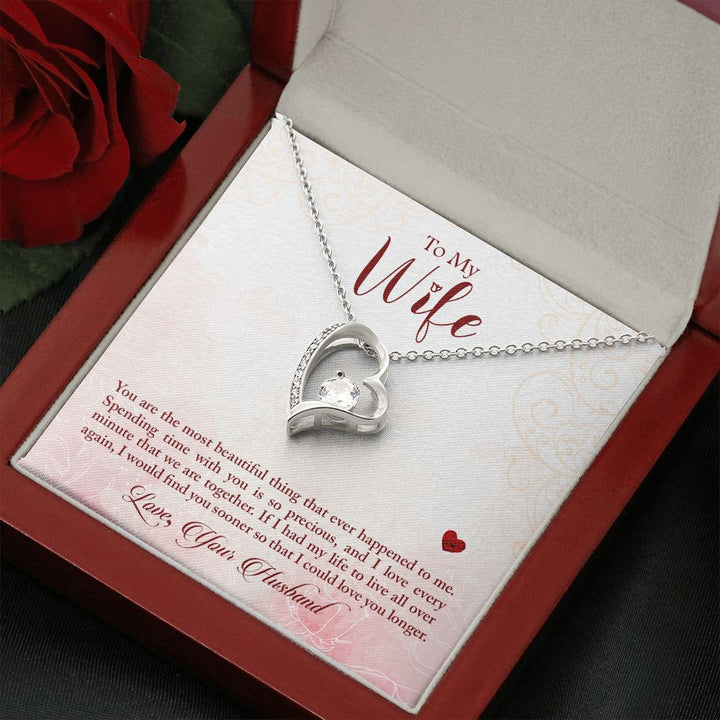 To My Wife | Forever With You - Forever Love Necklace