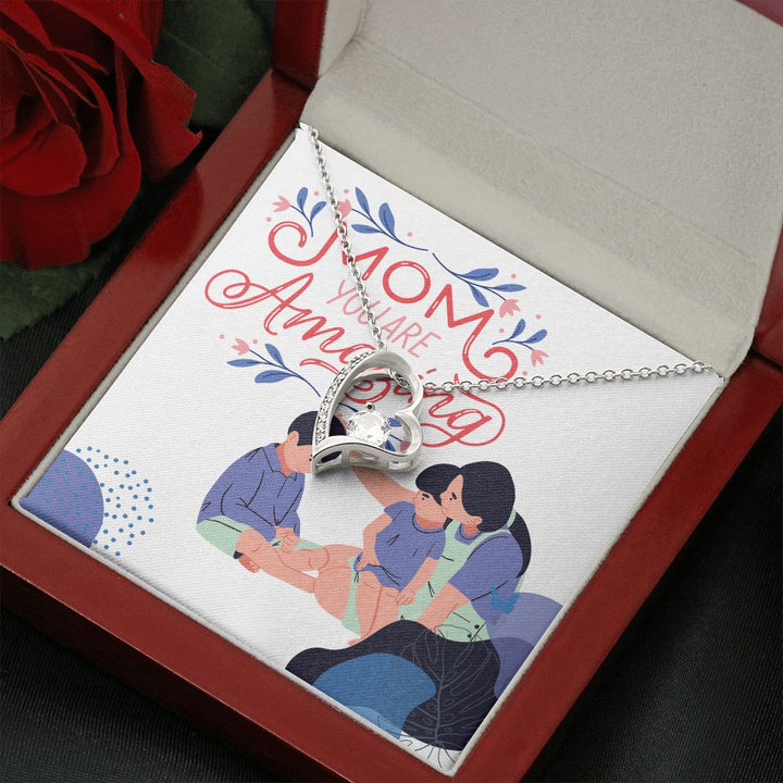 Happy Mother's Day | Mom you are amazing - Forever Love Necklace