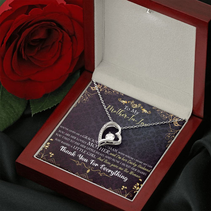 To My Mother-in-Law | Thank you for everything - Forever Love Necklace