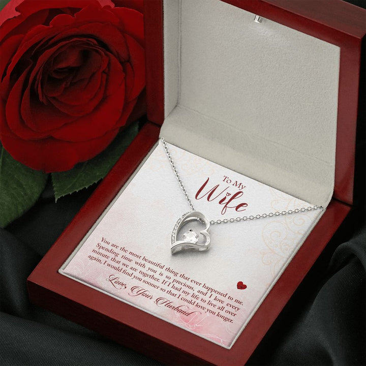 To My Wife | Forever With You - Forever Love Necklace