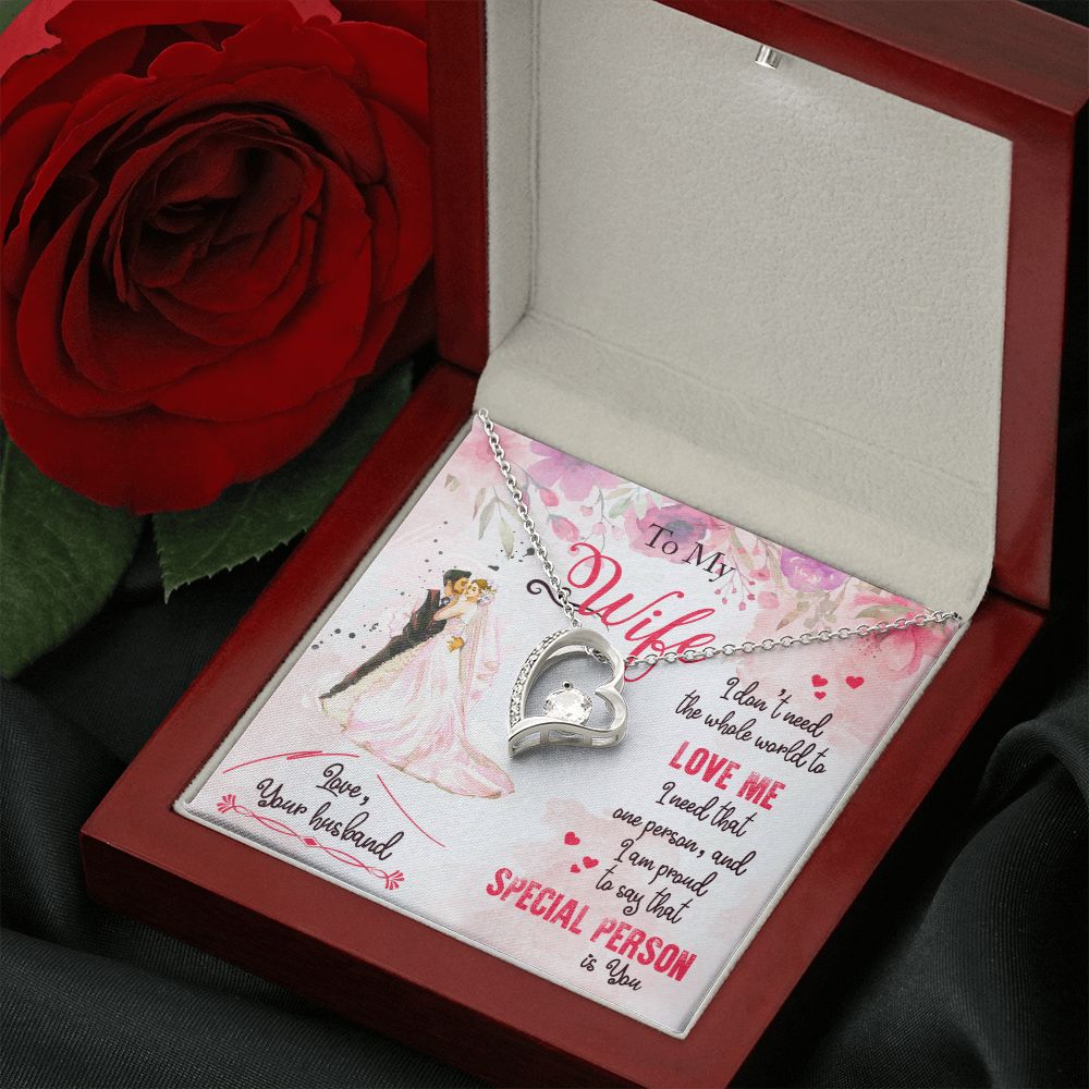 To My Wife | I am proud to say that special person is YOU - Forever Love Necklace