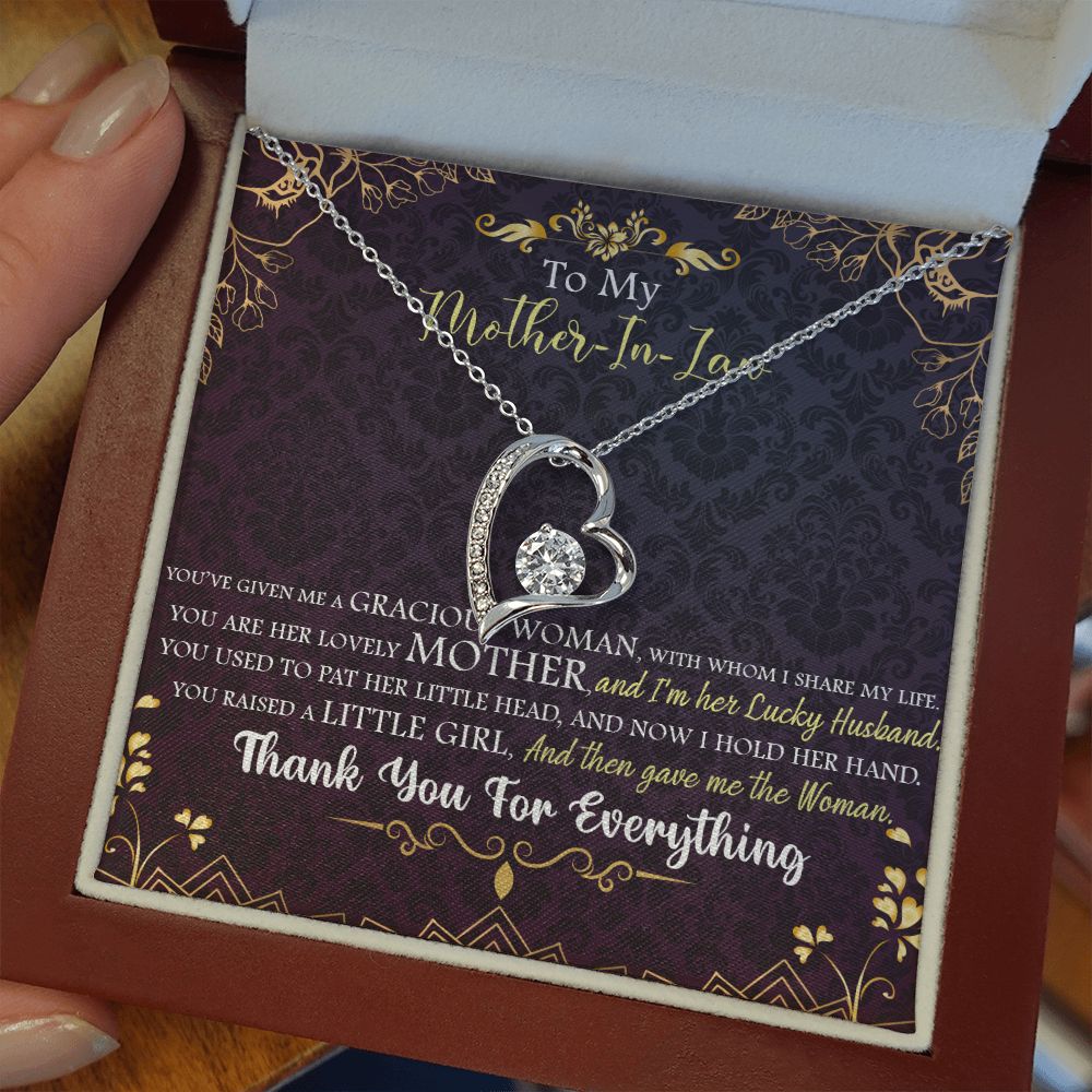 To My Mother-in-Law | Thank you for everything - Forever Love Necklace