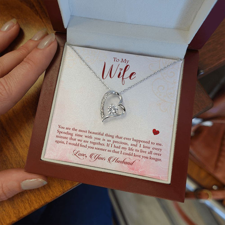 To My Wife | Forever With You - Forever Love Necklace