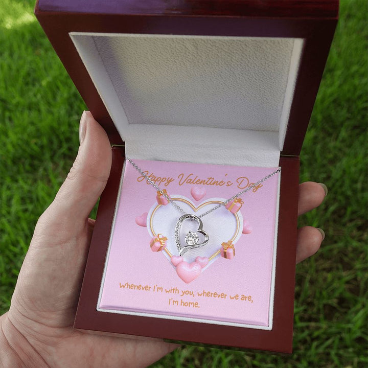 Happy Valentine's Day | Home with You - Forever Love Necklace