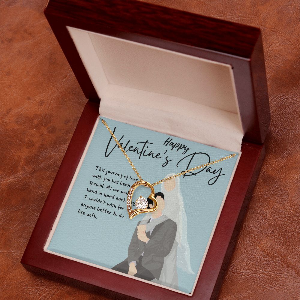 Happy Valentine's Day | A Love to Last a Lifetime - Forever Love Necklace