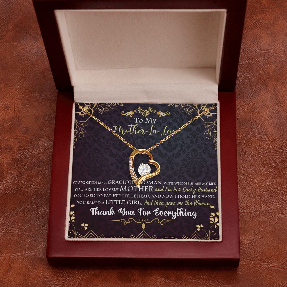To My Mother-in-Law | Thank you for everything - Forever Love Necklace