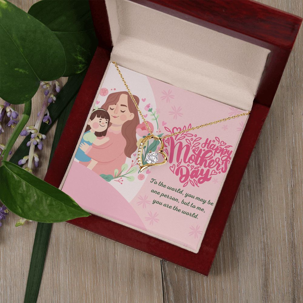 Happy Mother's Day | You are the world - Forever Love Necklace