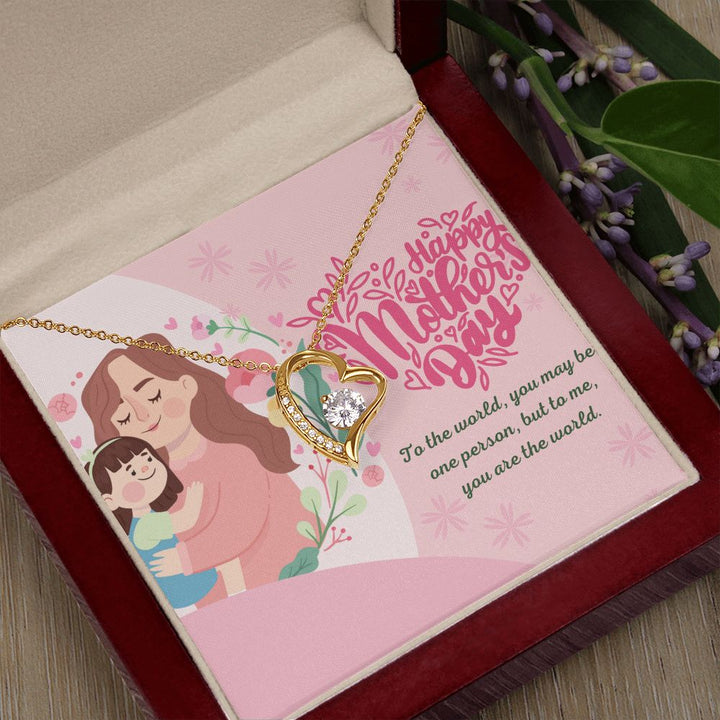 Happy Mother's Day | You are the world - Forever Love Necklace