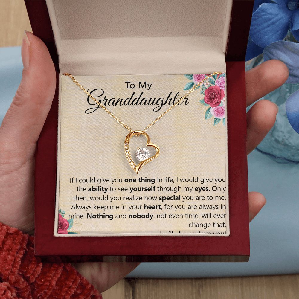 To My Granddaughter | The Special Person You Are to Me - Forever Love Necklace