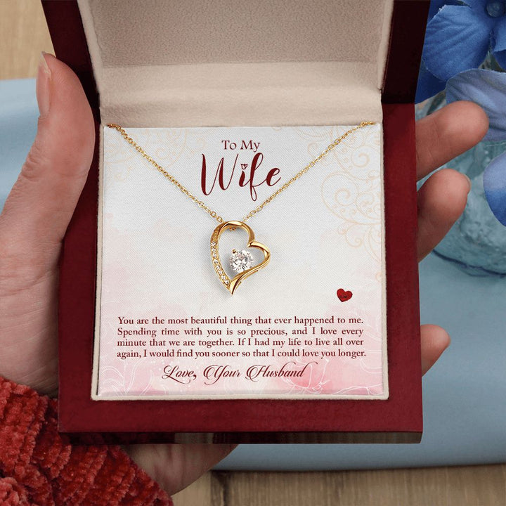 To My Wife | Forever With You - Forever Love Necklace
