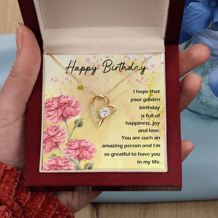 To My Wife | Happy Birthday - Forever Love Necklace