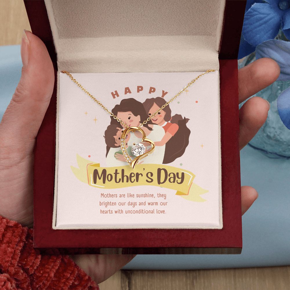 Happy Mother's Day | Mothers are like Sunshine - Forever Love Necklace