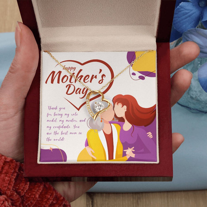 Happy Mother's Day | Thank you for being My role model - Forever Love Necklace