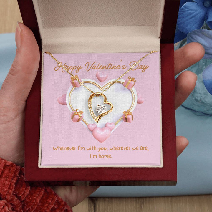 Happy Valentine's Day | Home with You - Forever Love Necklace