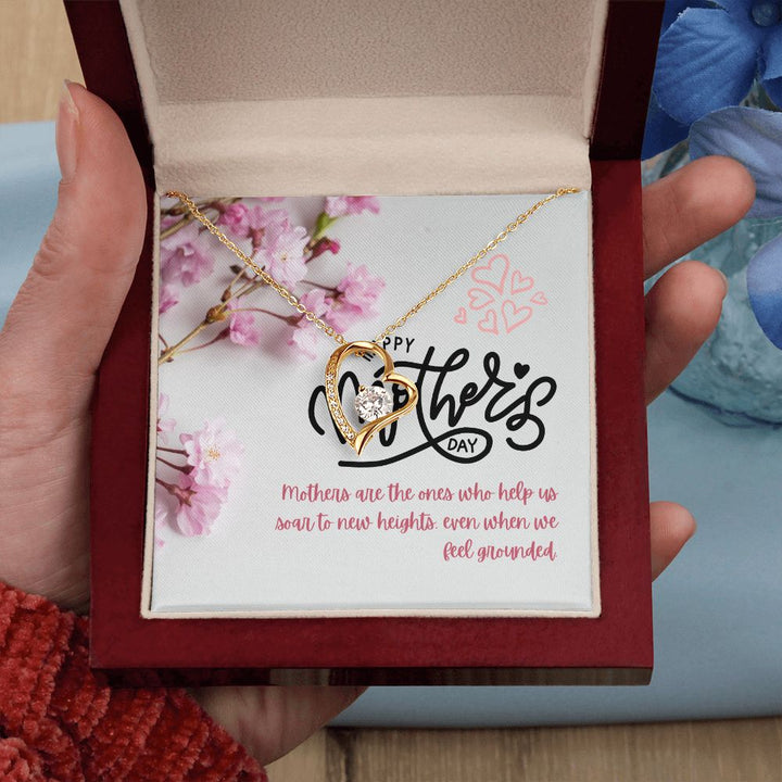 Happy Mother's Day | Mothers are the ones who help us - Forever Love Necklace