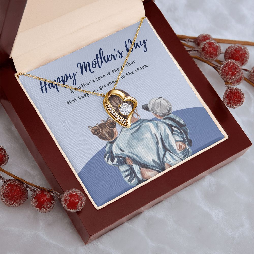 Happy Mother's Day | A Mother's love is the anchor - Forever Love Necklace