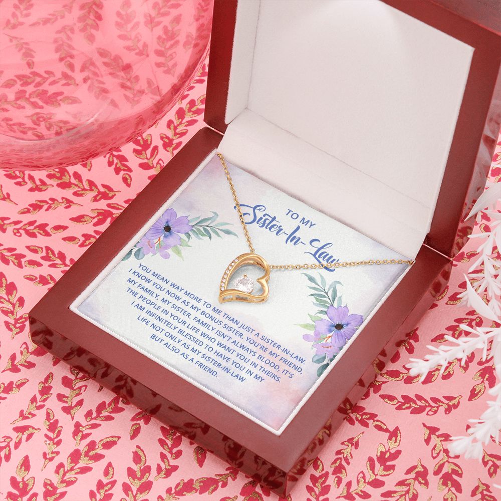 To My Sister-In-Law | The Joy of a Bonus Sister - Forever Love Necklace
