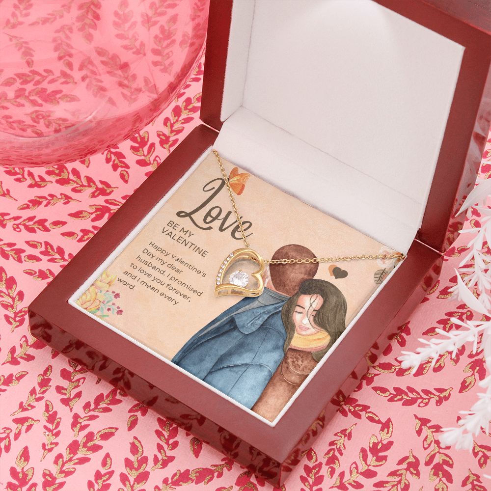Happy Valentine's Day | Be My Valentine - Forever Love Necklace