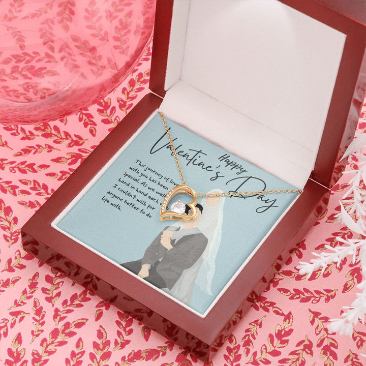 Happy Valentine's Day | A Love to Last a Lifetime - Forever Love Necklace