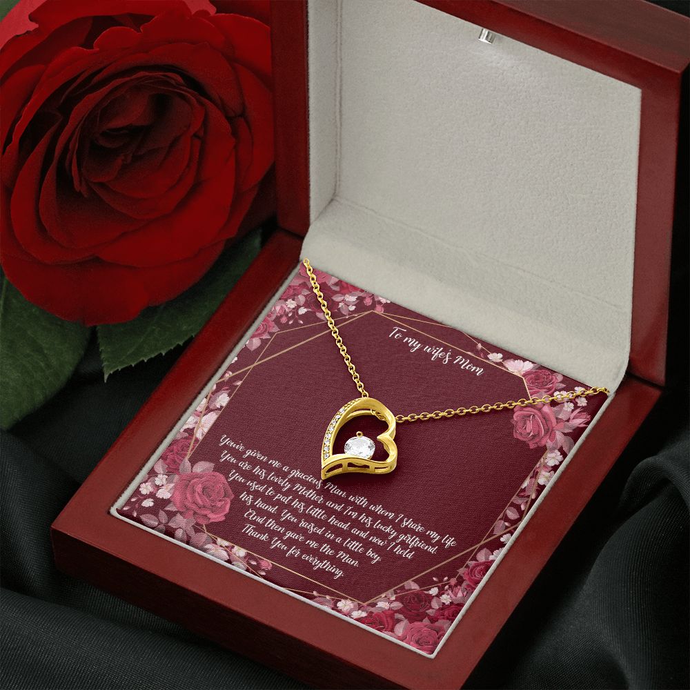 To My Mother-in-Law | Thank you for raising such an incredible daughter and wife - Forever Love Necklace