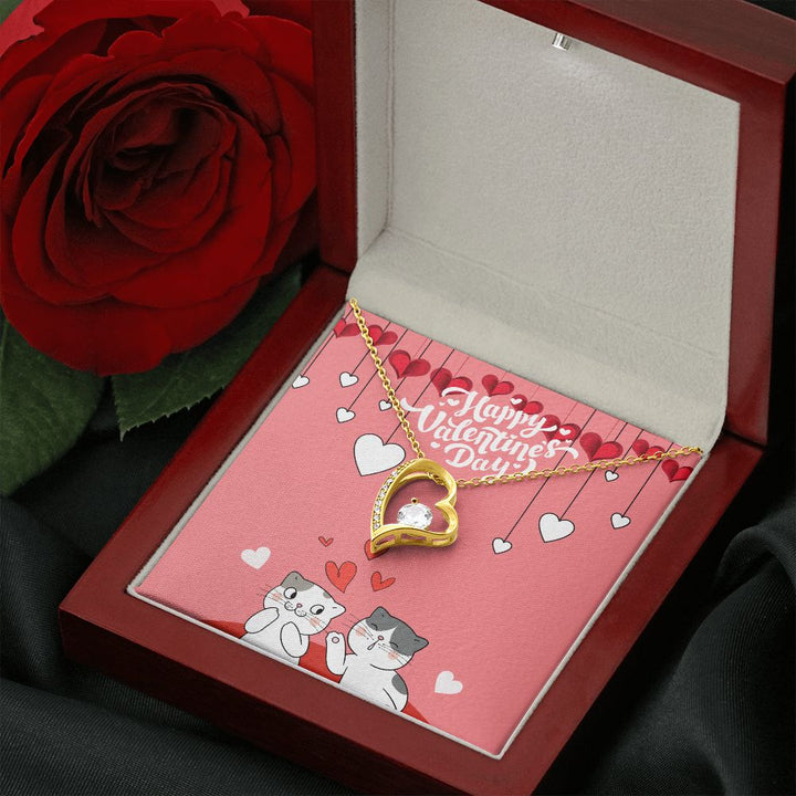 Happy Valentine's Day | You are My One and Only - Forever Love Necklace