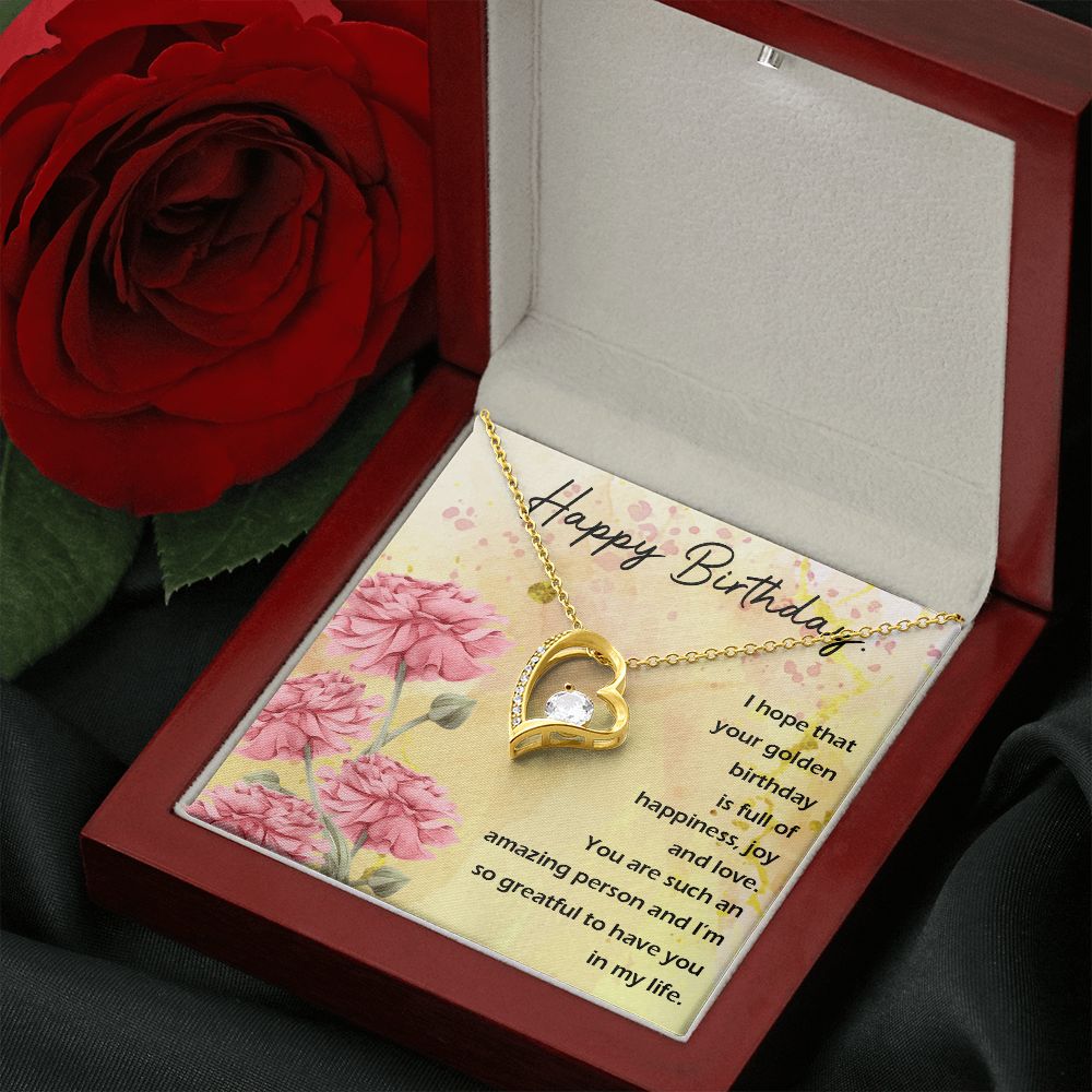 To My Wife | Happy Birthday - Forever Love Necklace