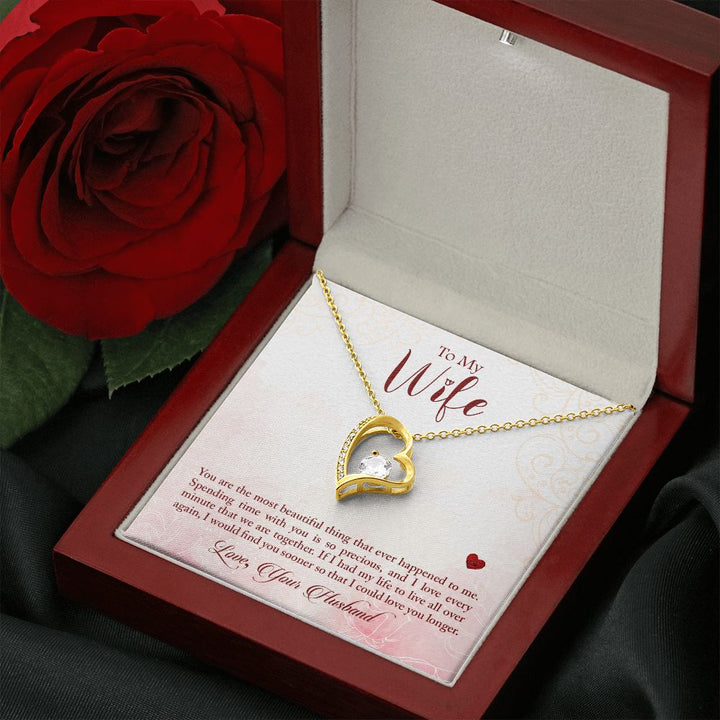 To My Wife | Forever With You - Forever Love Necklace