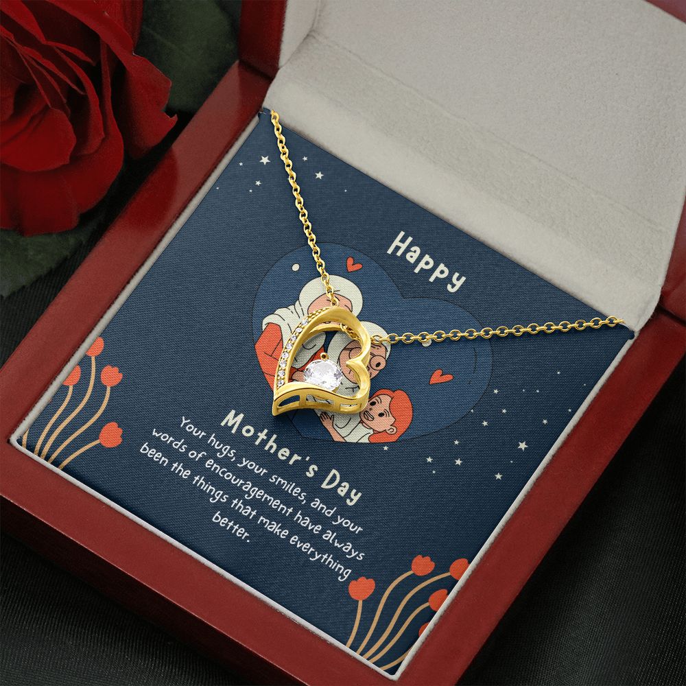Happy Mother's Day | You Make everything Better - Forever Love Necklace