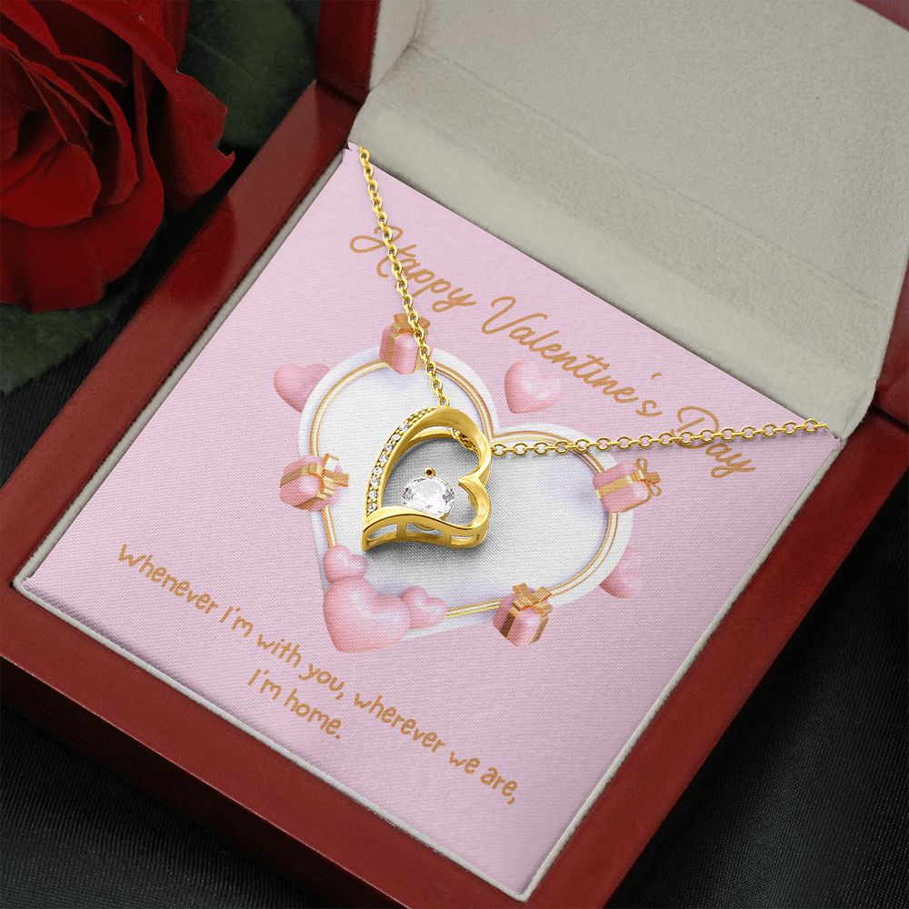 Happy Valentine's Day | Home with You - Forever Love Necklace