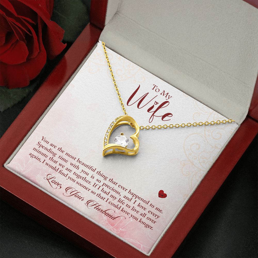 To My Wife | Forever With You - Forever Love Necklace