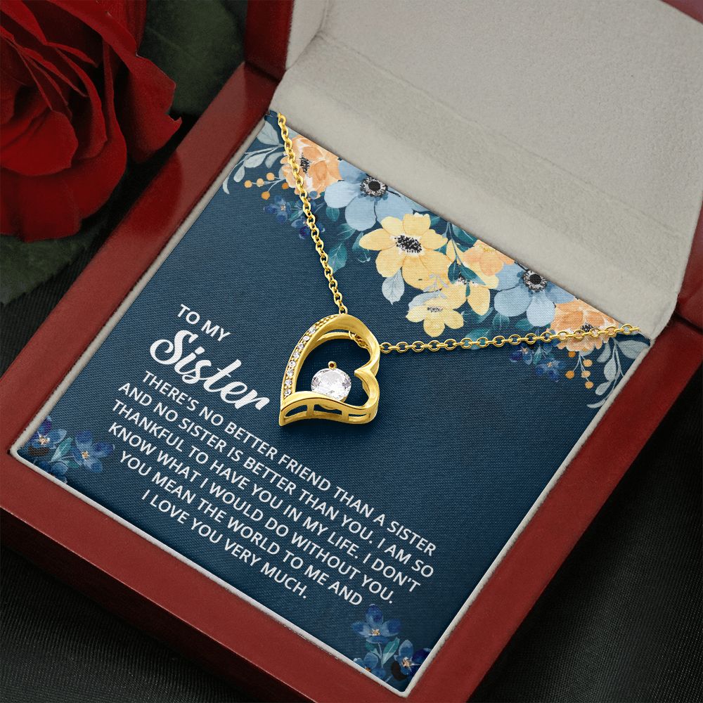 To My Sister | For the one who's been with me through thick and thin - Forever Love Necklace