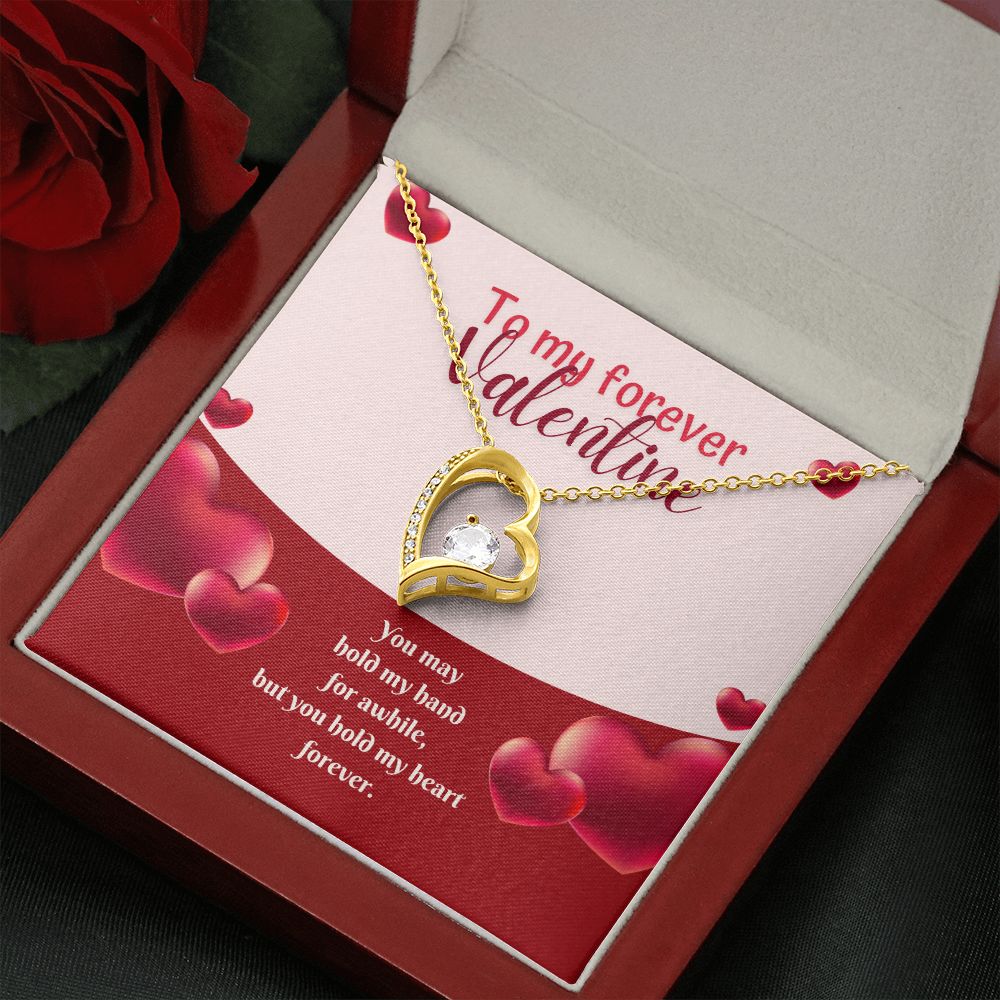 Valentine's Day | You hold my heart forever - Forever Love Necklace