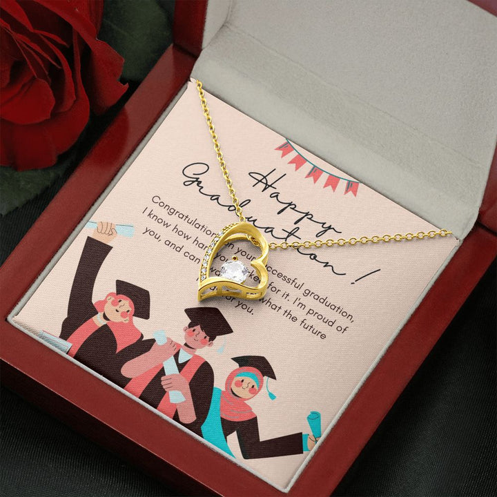 Happy Graduation | You've Graduated with Flying Colors - Forever Love Necklace
