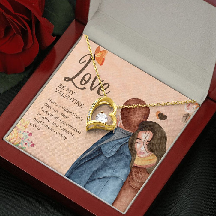 Happy Valentine's Day | Be My Valentine - Forever Love Necklace