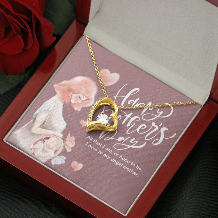 Happy Mother's Day | I owe to my angel Mother - Forever Love Necklace