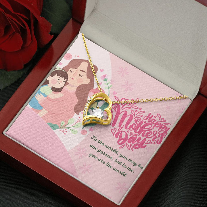 Happy Mother's Day | You are the world - Forever Love Necklace