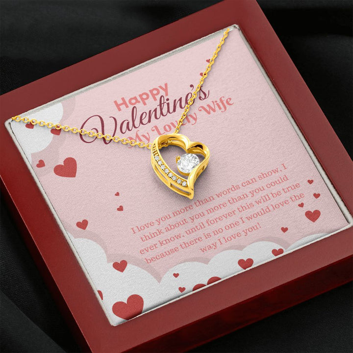 Valentine's Day | My Lovely Wife - Forever Love Necklace